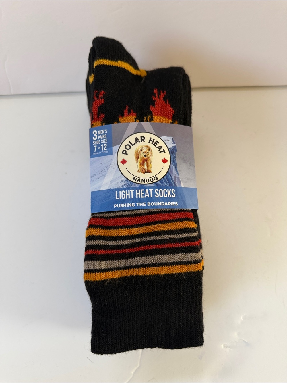 New Men’s Polar Heat 3 Pairs Light Heat Socks